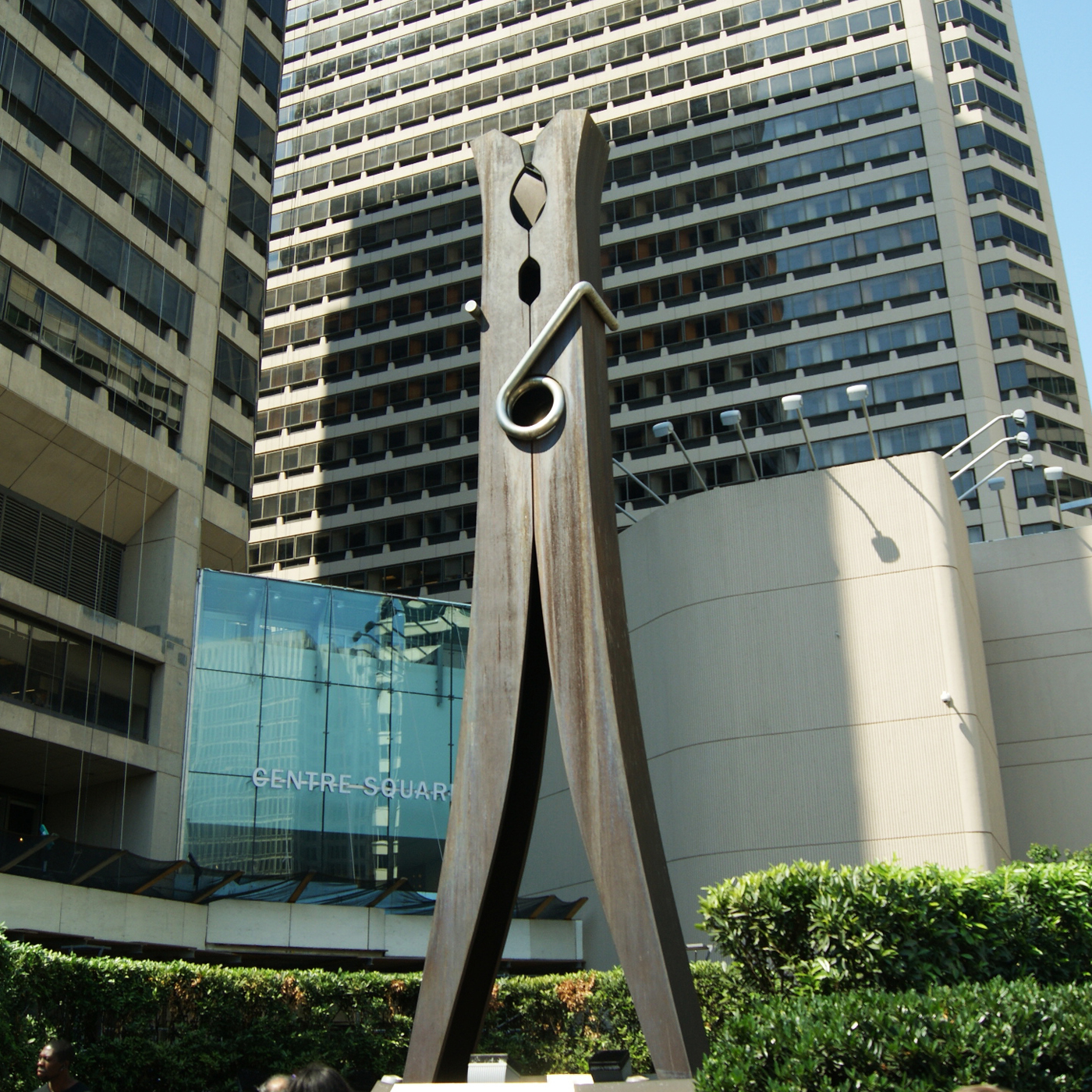 Claes Oldenburg, the artist of the Clothespin