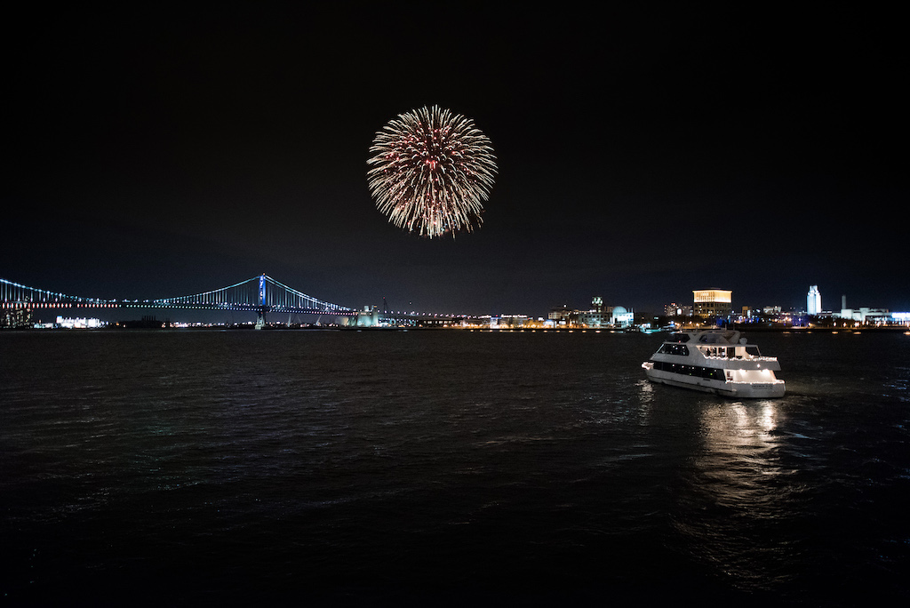 Fourth of July Fireworks onboard the Spirit of Philadelphia
