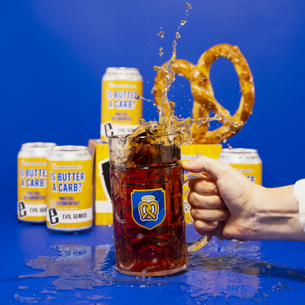 Evil Genius Brewery and Auntie Anne’s New Brew Event