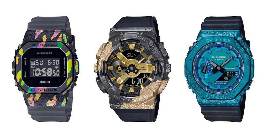 Casio is presenting the G-SHOCK Adventurer's Stone watches to commemorate its 40th anniversary.