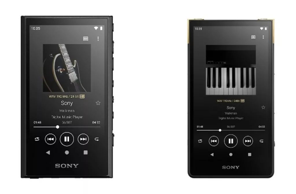 Sony Walkman NW-ZX707 and NW-A306 Music Players