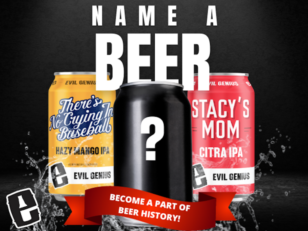 Silly Beer Name Contest Launched by Evil Genius Beer Co.