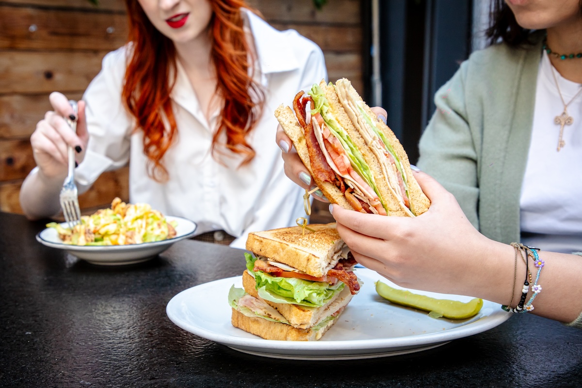 lunch at butcher bar