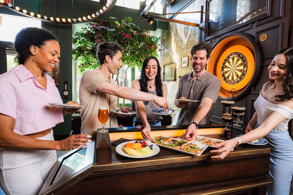 Flight Club Weekend Brunch Brings Darts, Flatbreads & Fizz