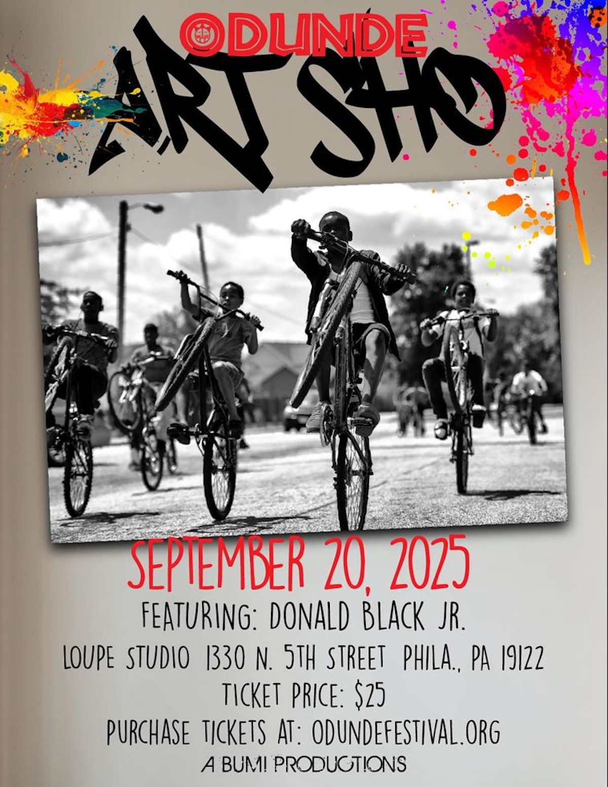 ODUNDE Art Sho dosagemagazine.com Flyer- Donald Black Jr.