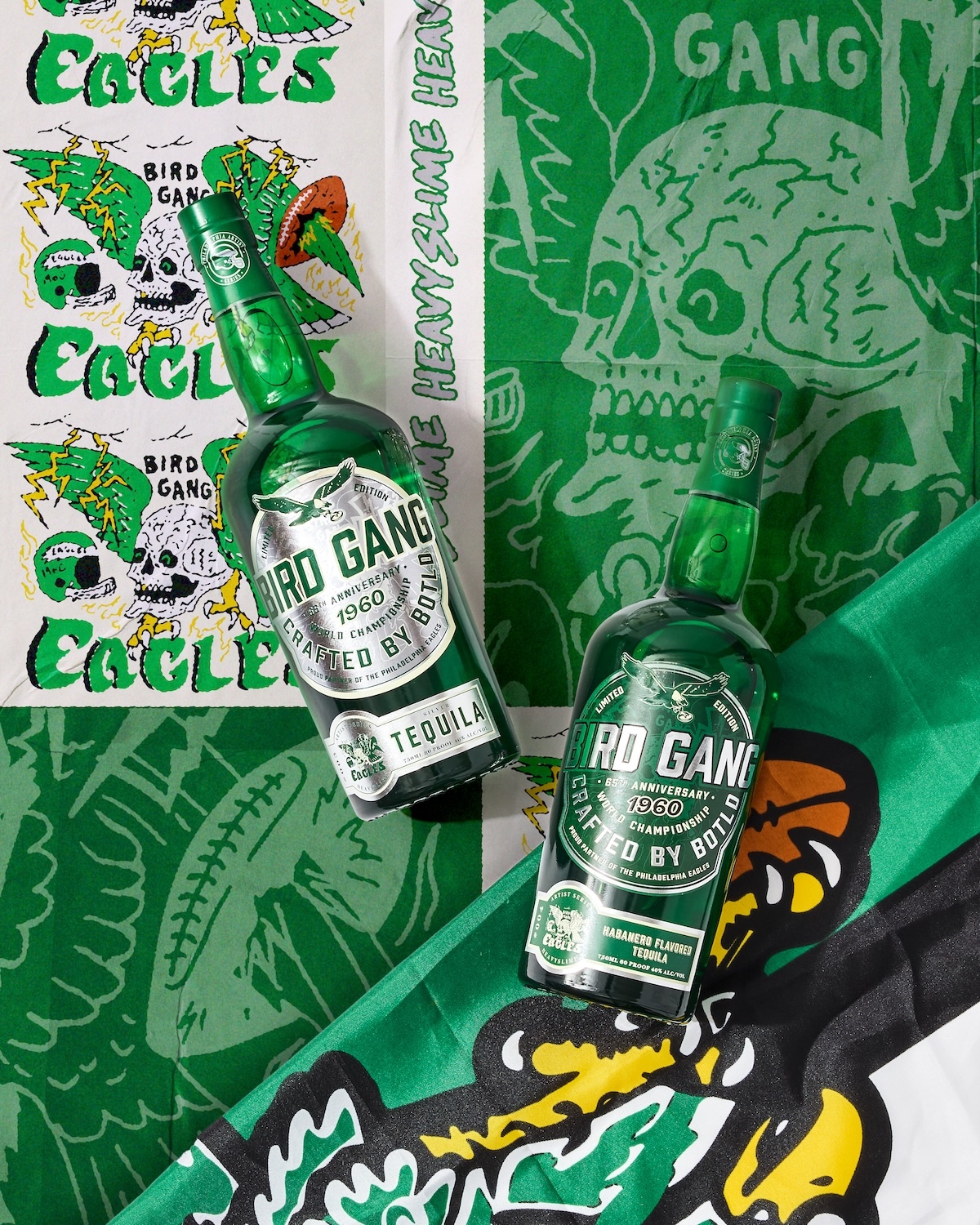 Bird Gang Spirits and the Eagles Bottle Series