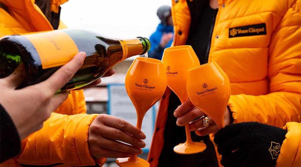 Clicquot in the Snow