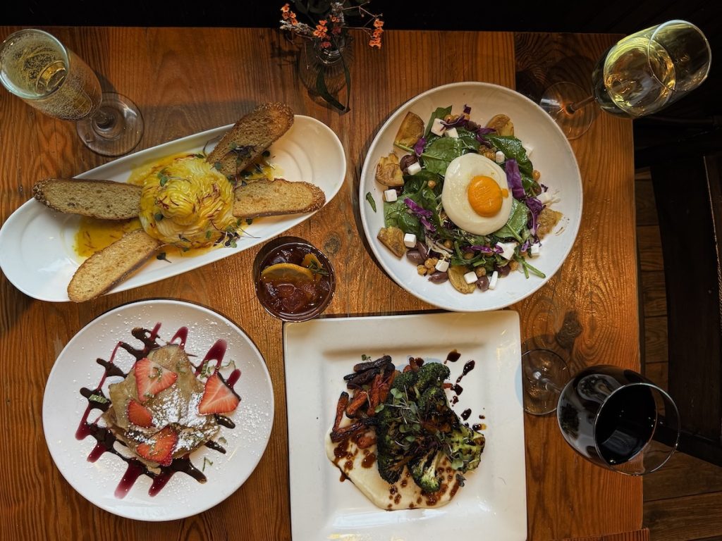 French Vegan Dinner at Front Street Café