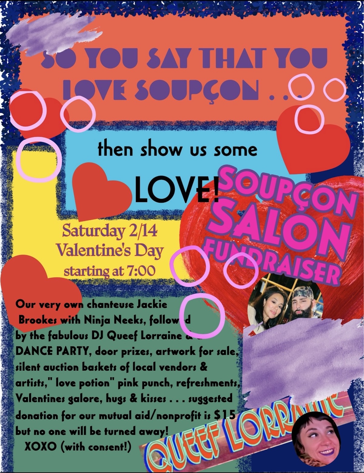 Soupçon Salon: Valentine’s Fundraiser Night in Lambertville 3 Soupçon Salon