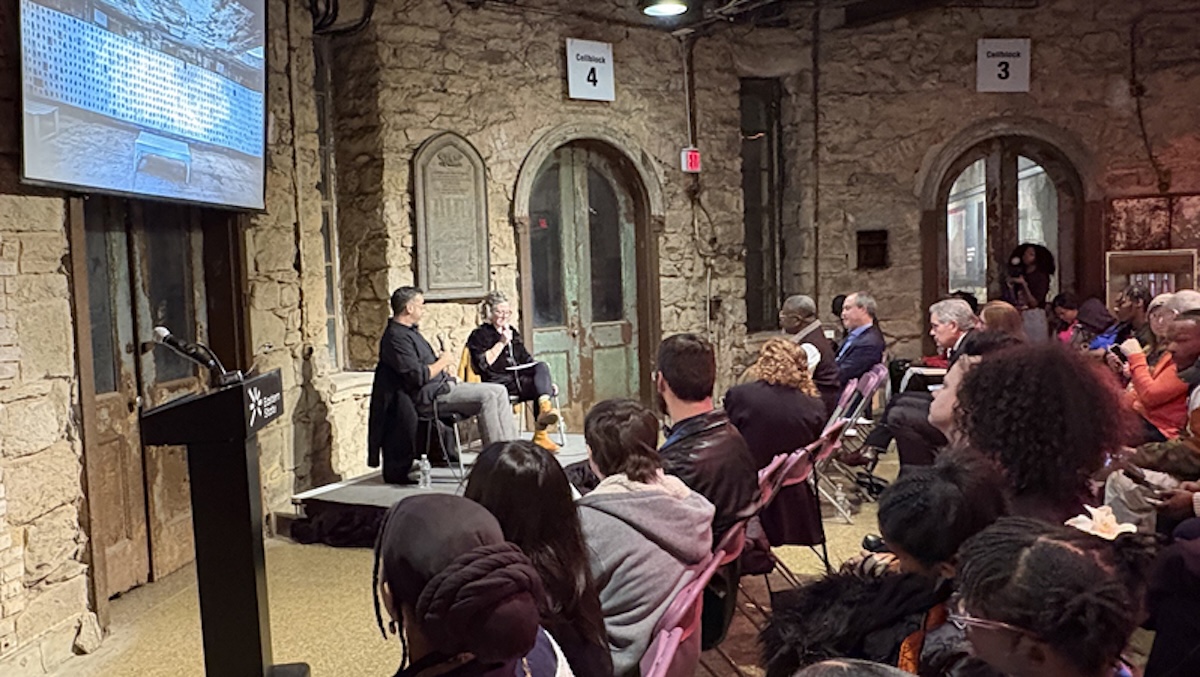 Eastern State May 2026 Programs Focus on Faith, Preservation, and Shared Reflection 2 An Eastern State Justice 101 panel program with speakers and audience inside the historic cellblock corridor.