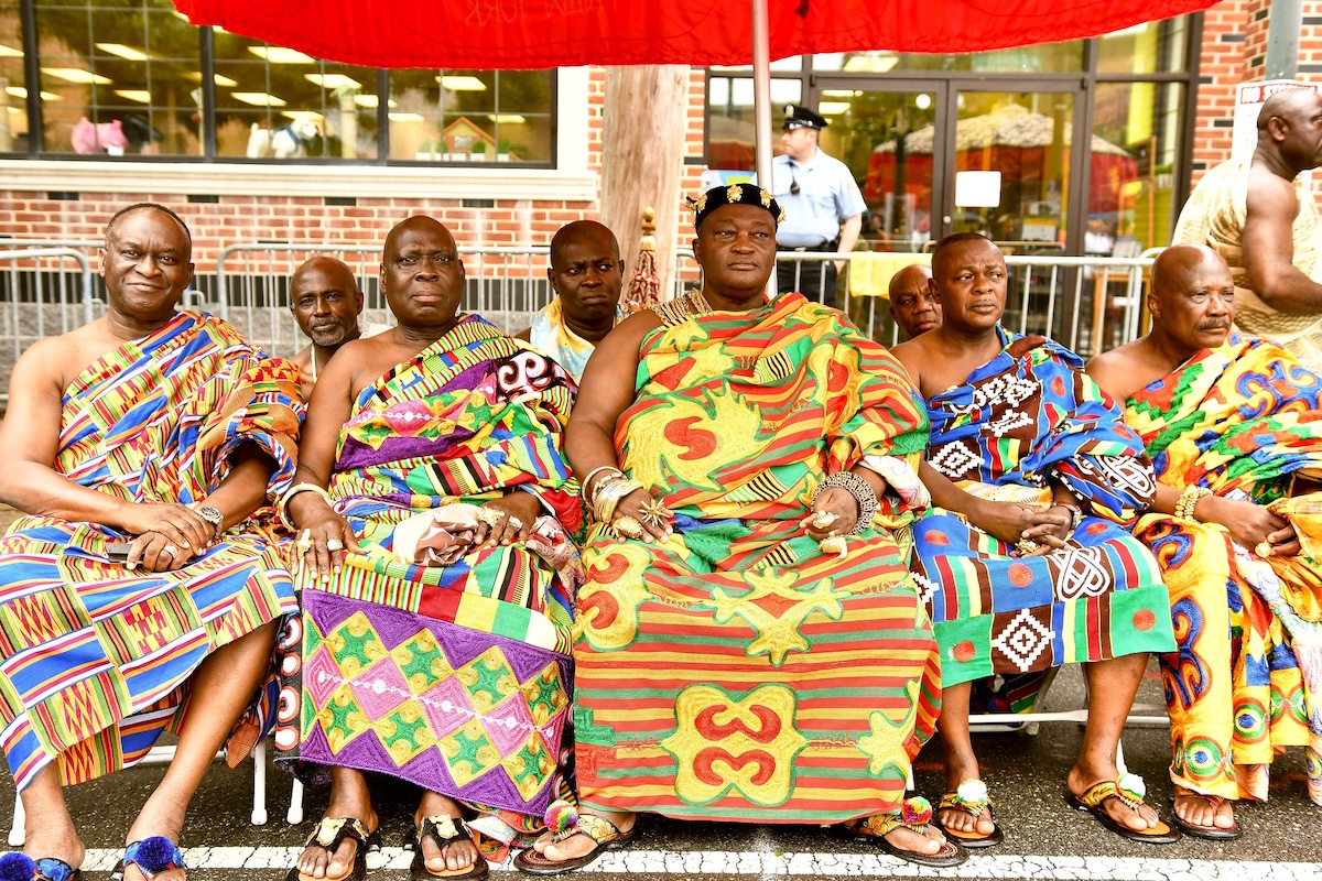 ODUNDE Festival 2026 Brings Bell Biv DeVoe and a Week of Celebration to South Philadelphia 3 Yoruba dignitaries in traditional kente cloth attire seated at the ODUNDE Festival in South Philadelphia honoring the festival’s West African origins.