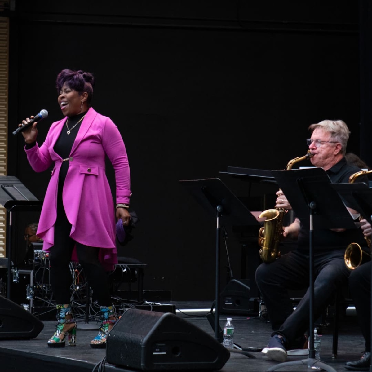 The Philly Pops Neighborhood Concerts Bring Motown and a Coltrane Centennial Tribute to Philadelphia This Weekend 2 Vocalist Paula Holloway performs with the Philly Pops Little Big Band at a Motown tribute concert.