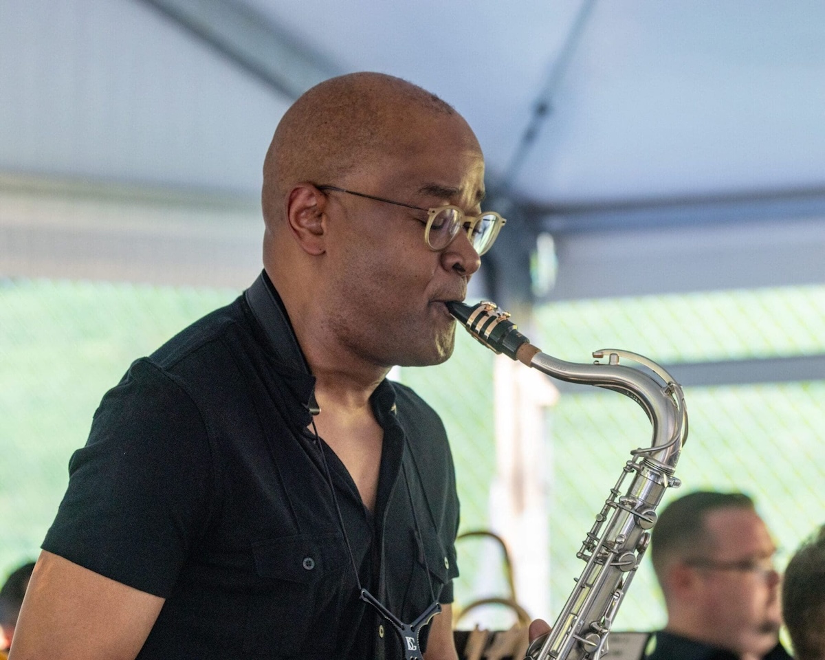 The Philly Pops Neighborhood Concerts Bring Motown and a Coltrane Centennial Tribute to Philadelphia This Weekend 4 A Philly Pops Jazz Combo saxophonist performs at one of the Philly Pops Neighborhood Concerts in partnership with Artcinia.