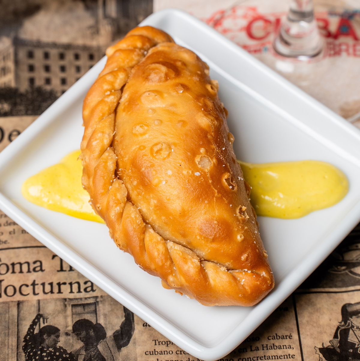 Gas Lamp Hotel First Friday Fête Returns to Old City on June 5 2 Cuba Libre Chicken Empanada at the Gas Lamp Hotel First Friday Fête
