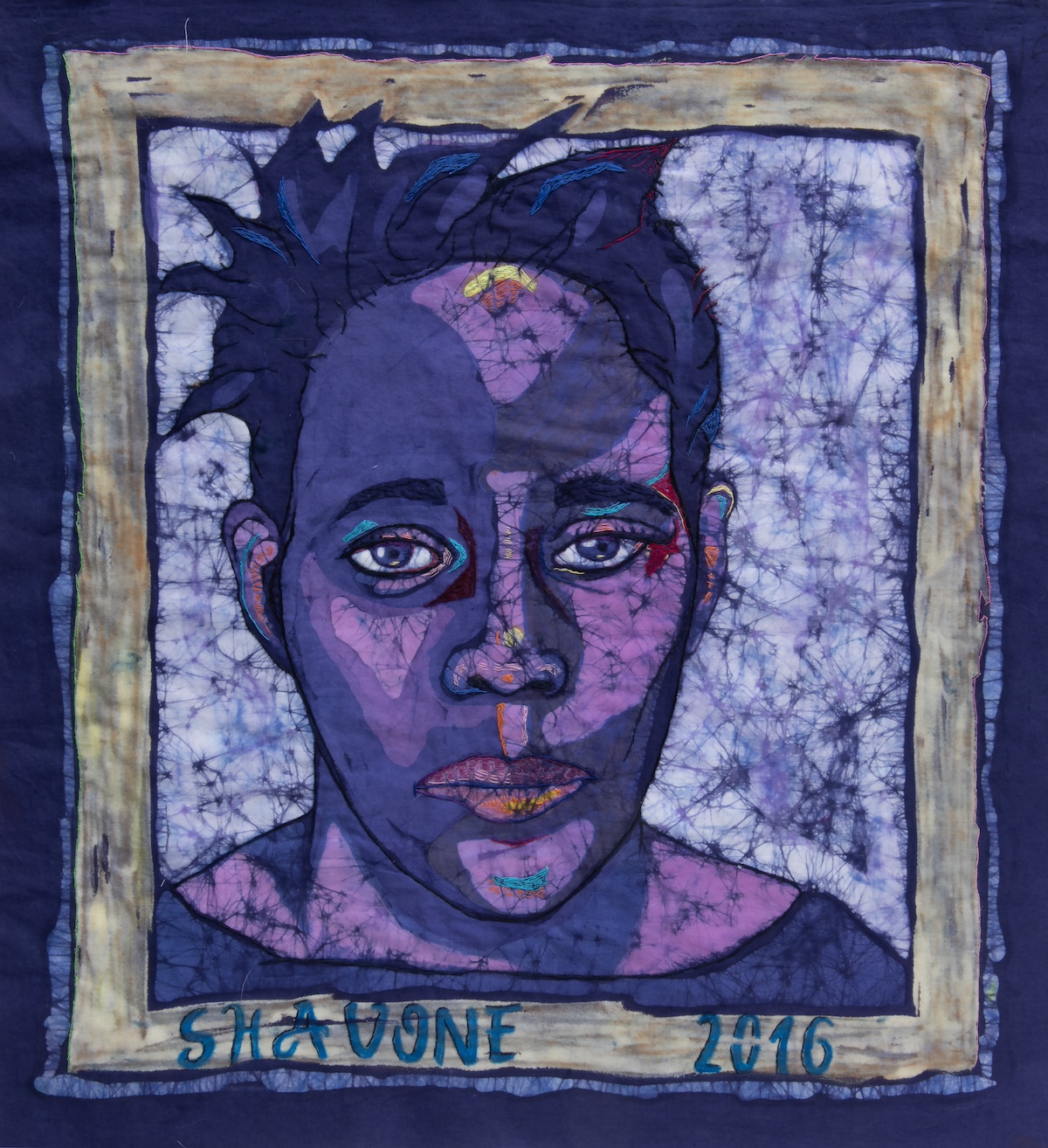 Future Past Present at InLiquid 3 Carolyn Harper Shavone quilted portrait InLiquid Future Past Present
