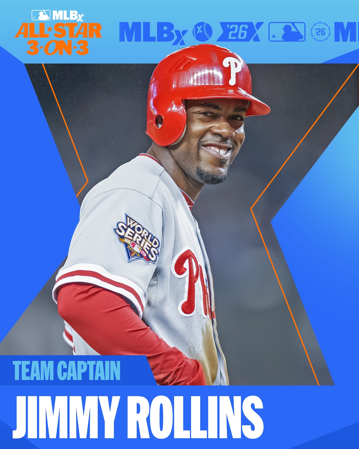 Ryan Howard, Jimmy Rollins, and Shane Victorino Are Coming Home for MLBx: All-Star 3-on-3 3 Ryan Howard, Jimmy Rollins, and Shane Victorino Are Coming Home for MLBx: All-Star 3-on-3