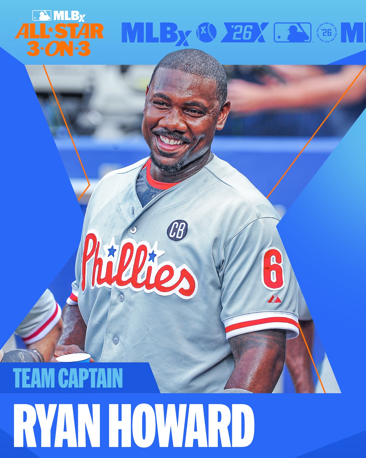 Ryan Howard, Jimmy Rollins, and Shane Victorino Are Coming Home for MLBx: All-Star 3-on-3 2 Ryan Howard, Jimmy Rollins, and Shane Victorino Are Coming Home for MLBx: All-Star 3-on-3