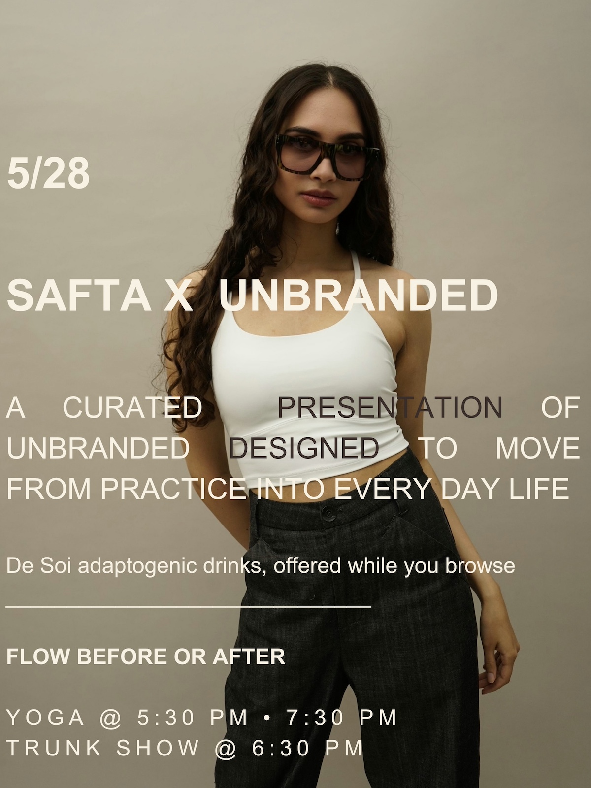 Safta × Unbranded Trunk Show with Studio IQL 1 Safta Yoga Studio IQL and Unbranded dosagemagazine.com