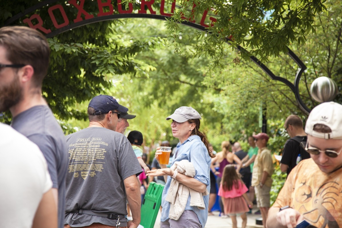 Festival-goers fill the six-block stretch of Ridge Avenue at Roxborough Spring Fest 2026