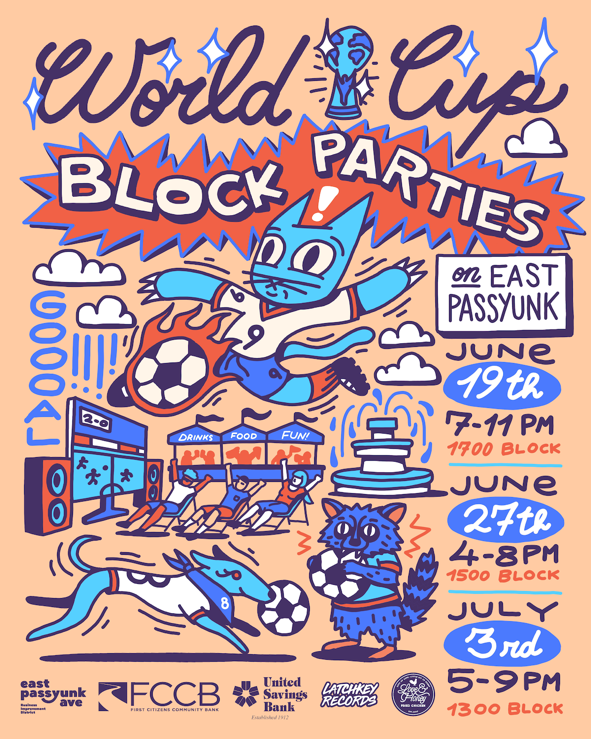 East Passyunk World Cup Block Party Series: 3 Evenings on 3 Blocks This Summer 4 East Passyunk World Cup Block Party
