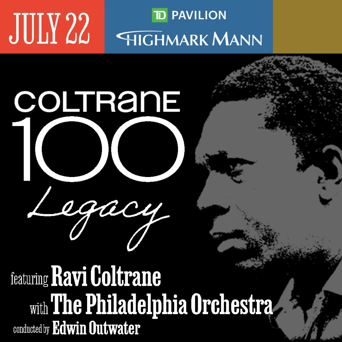 Coltrane 100: Legacy Brings Ravi Coltrane to TD Pavilion This July 3 Coltrane 100