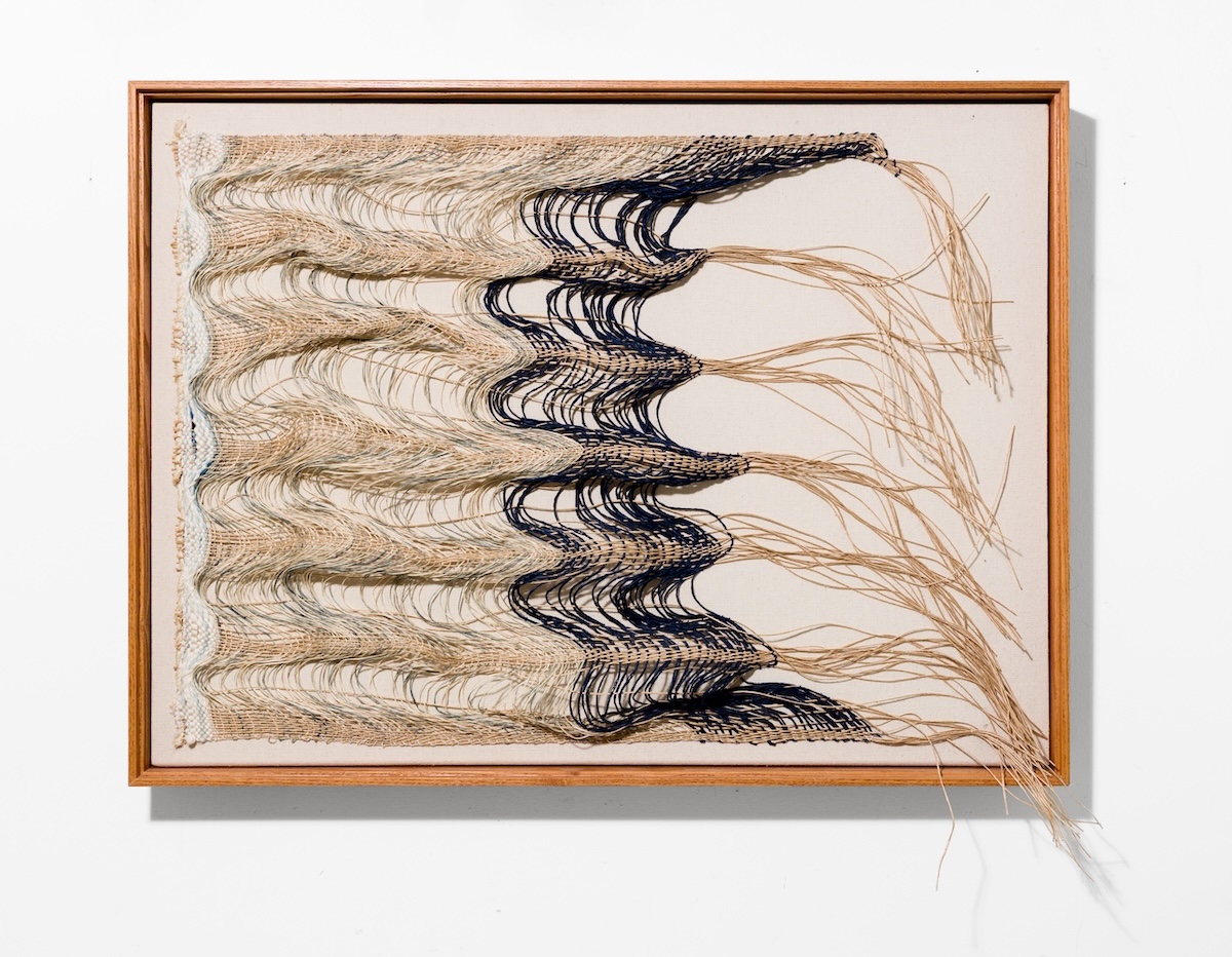Paradigm Gallery's "Tending to Clouds" Turns Thread and Wool Into Ritual 5 Artwork by Richie Wilde Lopez Cuando el Mar se AcercoTending to Clouds dosagemagazine.com