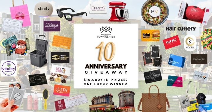 King of Prussia Town Center Celebrates 10 Years With $10,000+ Anniversary Giveaway