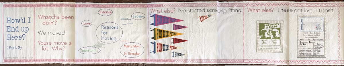 InLiquid Opens "Let’s begin in the middle", a Seven-Artist Fiber Arts Exhibition 8 Bren Ahearn, Sampler 19